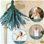 Neuytiky 20 Pièces Eucalyptus Seches,Naturel Fleurs Séchées Tiges D'Eucalyptus Véritable et Conservées de 43cm,Tige D'Eucalyptus