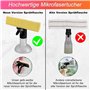 Neuytiky 4 Pcs Bonnettes Microfibre Accessoire pour Kärcher Nettoyeu, Tampons d'accessoires pour l'aspirateur de Vitres, Aspirat