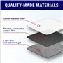 Frogetu Électrodes 5x5 mm 20 pièces,Patchs de 5x5 cm pour électrostimulateur TENS et EMS,Patchs pour TENS et EMS réutilisables e