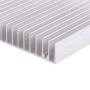 Dissipateur de Chaleur en Aluminium Haute Puissance 16 Ailettes 100x100x18mm pour Transistors à Semi-Conducteurs, PCB(Circuit Im