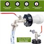 VORCOOL Bouteille Eau 5l: Bonbonne Eau 5 litres de Seau portatif de Bouteille d'eau minérale de Bouteille d'eau Pure avec la poi