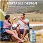 VORCOOL Bouteille Eau 5l: Bonbonne Eau 5 litres de Seau portatif de Bouteille d'eau minérale de Bouteille d'eau Pure avec la poi
