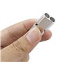 LAMXD 5 Pcs Sifflet De Survie, Sifflet de Secours en Aluminium Double Tubes, Sifflets De Signalisation d'urgence pour Camping Sa