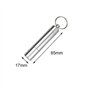 Zasiene Porte Cure-dents 4 pièce Aluminium Boite a Pilule étanche Cure-dent Portable Mini Distributeur Cure dent avec Porte-clés