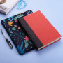 Housse de protection pour livre de poche avec fermeture éclair - Motif escargot mignon - Noir - Taille M - 27,9 x 22,9 cm - Pour