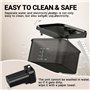EVARY 2L Fontaine a Eau Chat sans Fil, Fontaine a Eau Chet par Batterie 4000mAh, Fontaine pour Chat à Capteur Infrarouge, Foncti
