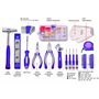 P & K Kit d'outils de 141 pièces violets avec sac pratique | Parfait pour les réparations précises et les projets de bricolage d