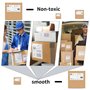 Porte-documents Adhésives Pochettes Transparentes Autocollantes pour Colis Factures Tickets de Livraison Bons de Retour Lot de 1