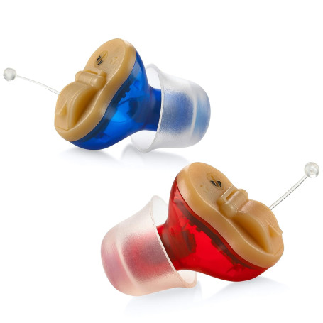 Amplificateur auditif MEDca Premium (rouge bleu beige)