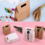 20 Pièces de Sac-Cadeau en Papier Kraft, Sacs-Cadeaux en Papier, Sacs en Papier en Papier Kraft, Emballage Cadeau pour Mariages 