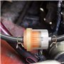 Filtre Essence Moto, Filtre Essence avec Tuyau de Carburant 3M, 4 Filtres Eessence 10 Colliers de Serrage, Filtre Essence pour T