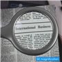 loupe de Lecture éclairée avec 30 LED - Lampe & Flexible avec Support - pour Seniors