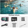 Comius Sharp Caméra sous-marine avec tuba, appareil photo numérique FHD 10FT 3MP étanche avec carte mémoire 32G pour retardateur