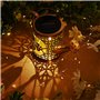 Comius Sharp Arrosoir Solaire avec Guirlandes Lumineuses et Bâton de Berger, LED Lanterne Solaire Exterieur Jardin, Étanche Lamp