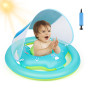 Gerbala Bouee Bebe avec Pare Soleil UPF 50+