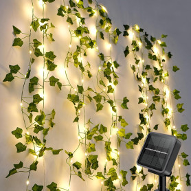GuKKK Guirlande Lumineuse Solaire Extérieure