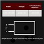 Jadeshay Plaque Chauffante PTC, AC/DC 12V PTC Élément Chauffant Coque en Aluminium Thermostatique Plaque Chauffante en Céramique