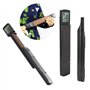 Alomejor Mini Guitare de Poche, 6 Cordes avec Métronome, Formateur d'Accords avec Écran Rotatif, Outil d'Exercice pour Débutants