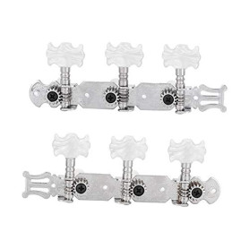 2 pcs Guitare Tuning Pegs Acrylique Guitare Classique Chaîne Machine Têtes Tuning Clés pour Guitare Classique 3 sur Une Planche
