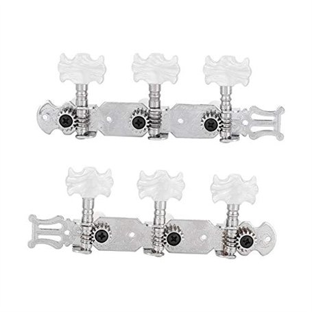 2 pcs Guitare Tuning Pegs Acrylique Guitare Classique Chaîne Machine Têtes Tuning Clés pour Guitare Classique 3 sur Une Planche