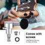 2L2R Ukulele Tuning Pegs Alliage de Zinc Précisément Ukulele Verrouillage Tuners Mécaniques pour Ukulele String Tuning