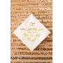 Crisky Lot de 50 serviettes en papier pour 50e anniversaire de mariage Doré