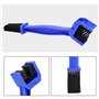 VBESTLIFE 3pcs Ensemble d'outils de Nettoyage de vélo, kit de Brosse de Nettoyage de vélo pour chaîne pignon de manivelle vélo d