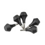 ZSHJGJR 10pcs Point de la flèche de Sécurité Pratique Émousser Boradheads de Chasse Tir à l'arc Têtes de Flèche en Nylon pour Ci
