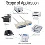 PNGKNYOCN Câble de Conversion DB9 vers DB25 Câble de Conversion RS232 Femelle vers DB25 mâle Null Modem série parallèle impriman