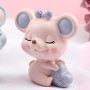 Healifty Figurine Souris Miniature résine Animal Sculpture Statue Articles Ornements pour la décoration de Bureau à Domicile (Ro