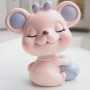 Healifty Figurine Souris Miniature résine Animal Sculpture Statue Articles Ornements pour la décoration de Bureau à Domicile (Ro