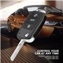 KSTE 5K0837202AD 3 Bouton Voiture Télécommande clé 434MHz ID48 Chip émetteur for Caddy