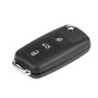 KSTE 5K0837202AD 3 Bouton Voiture Télécommande clé 434MHz ID48 Chip émetteur for Caddy