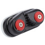 KSTE Taquet Coinceur Corde Bateaux, Boucle Corde en Aluminium en Alliage Noir Porte-Ancre Cam Taquet pour Kayak Yacht Bateau Acc