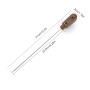 Excras Calayu Spatule en silicone avec thermomètre numérique sans couture pour la cuisson des bonbons