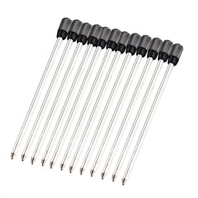 TOYANDONA Lot de 12 stylos à bille à pointe interchangeable - Pointe lisse - 7 cm - Pour l'école