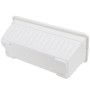 PINGEUI Lot de 6 jardinières rectangulaires en Plastique de 43 cm, pour Rebord de fenêtre, conteneurs de Culture de légumes avec