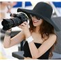 erioctry Femmes Filles Grand Bordé de Jardin Plage Big Summer Sun Hat Piscine Jardin Plage Chapeau de Paille pour Les Vacances d