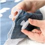 Pinces à Couette,12 pièces Couette Clips pour Garder la Couette en Place Transparent Pinces à Couette en Plastique Durable Couve
