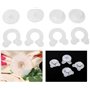 Pinces à Couette,12 pièces Couette Clips pour Garder la Couette en Place Transparent Pinces à Couette en Plastique Durable Couve