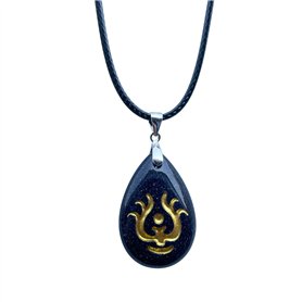 Kashasin Collier avec pendentif Sheeta Hayao Miyazaki Laputa en pierre volante Château dans le ciel pour fille Bijoux fantaisie