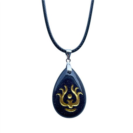 Kashasin Collier avec pendentif Sheeta Hayao Miyazaki Laputa en pierre volante Château dans le ciel pour fille Bijoux fantaisie