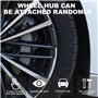 Autocollant voiture, 4 Pièces, Stickers voiture personnalisé, Autocollants pour Jantes de Voiture, Autocollants 3D pour Pneus et
