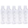 Flacon Voyage Avion Transparent avec Flip Cap 100ml