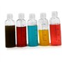Flacon Voyage Avion Transparent avec Flip Cap 100ml, 5 Rechargeable Bouteille pour Cosmétique, Accessoires Contenant Flacon Vide