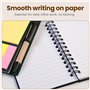 WOLMIK Sticky Notes Set de notes autocollantes avec stylo et porte-stylo, petit bloc-notes pour bureau, étudiants, voyages, note