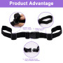 Primasage 2 Pièces Sangle Sac a Dos, Antidérapantes Attache Sac a Dos Réglables Sangle de Poitrine Sac à Dos Adaptées pourd Le J
