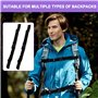 Primasage 2 Pièces Sangle Sac a Dos, Antidérapantes Attache Sac a Dos Réglables Sangle de Poitrine Sac à Dos Adaptées pourd Le J