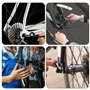 WOLMIK 1 paire de brochettes à dégagement rapide pour moyeu de roue avant et arrière à dégagement rapide pour vélo de route et V