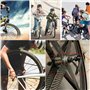 WOLMIK 1 paire de brochettes à dégagement rapide pour moyeu de roue avant et arrière à dégagement rapide pour vélo de route et V